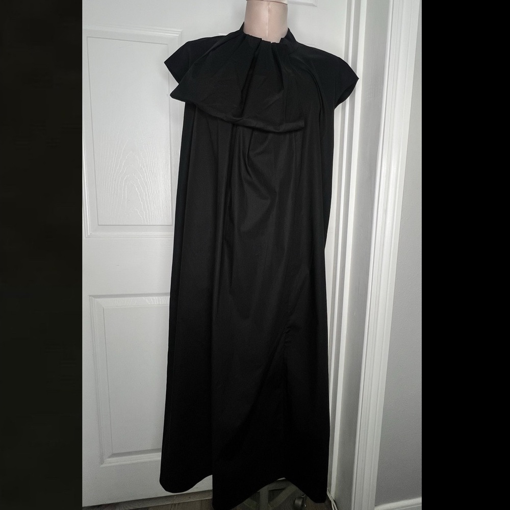 Cuyana Black Maxi Cotton Chic Dress Sz S - Picture 9 of 16